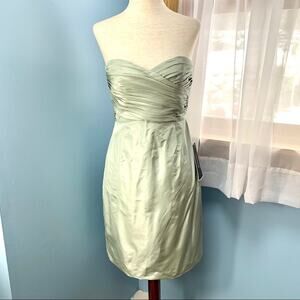 NWT J. Crew Kristin Silk Taffeta Strapless Dress Size 2